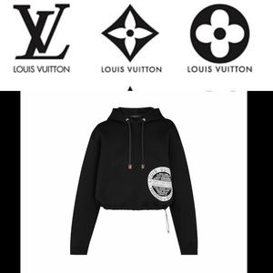 louis vuitton black hoodie